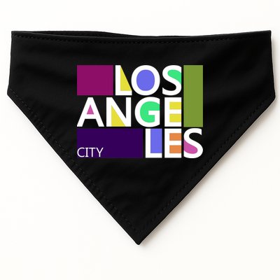 Los Angeles 1980's Logo USA-Made Doggie Bandana