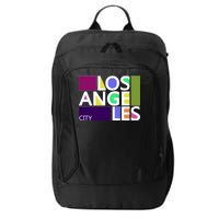 Los Angeles 1980's Logo City Backpack