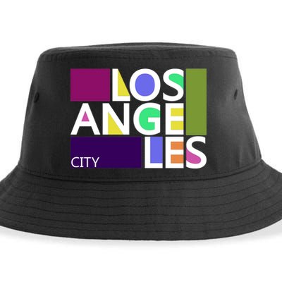 Los Angeles 1980's Logo Sustainable Bucket Hat