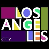 Los Angeles 1980's Logo Button