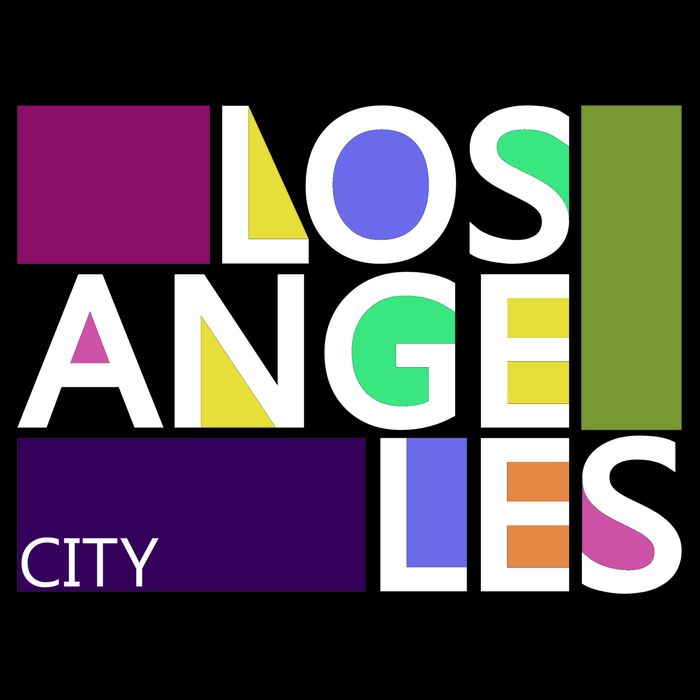 Los Angeles 1980's Logo Button