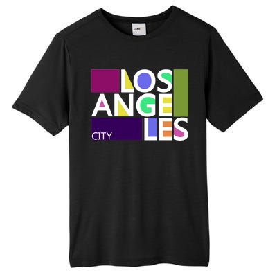 Los Angeles 1980's Logo Tall Fusion ChromaSoft Performance T-Shirt