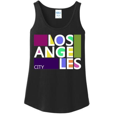 Los Angeles 1980's Logo Ladies Essential Tank