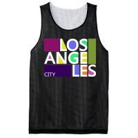 Los Angeles 1980's Logo Mesh Reversible Basketball Jersey Tank