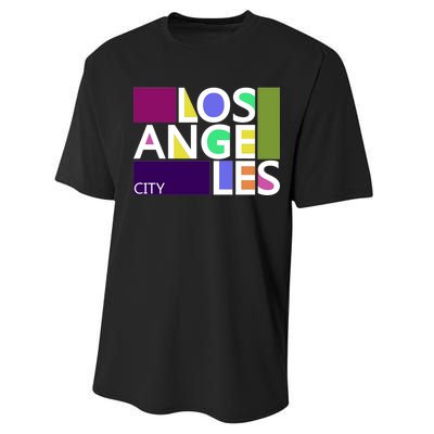 Los Angeles 1980's Logo Performance Sprint T-Shirt