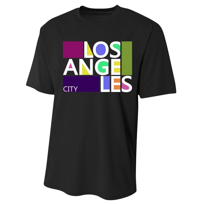 Los Angeles 1980's Logo Performance Sprint T-Shirt