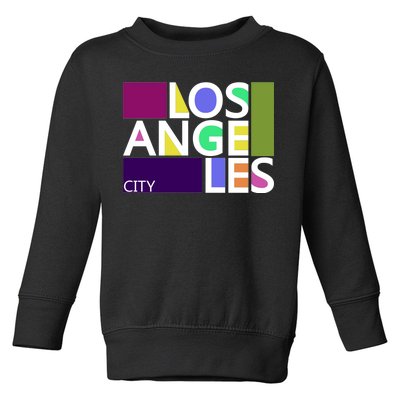 Los Angeles 1980's Logo Toddler Sweatshirt