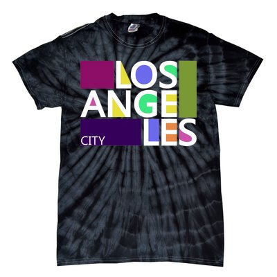 Los Angeles 1980's Logo Tie-Dye T-Shirt