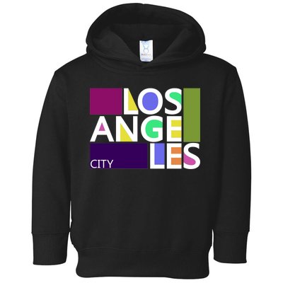 Los Angeles 1980's Logo Toddler Hoodie