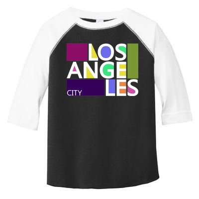 Los Angeles 1980's Logo Toddler Fine Jersey T-Shirt