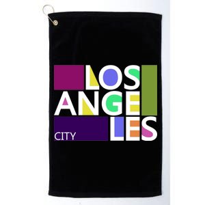 Los Angeles 1980's Logo Platinum Collection Golf Towel