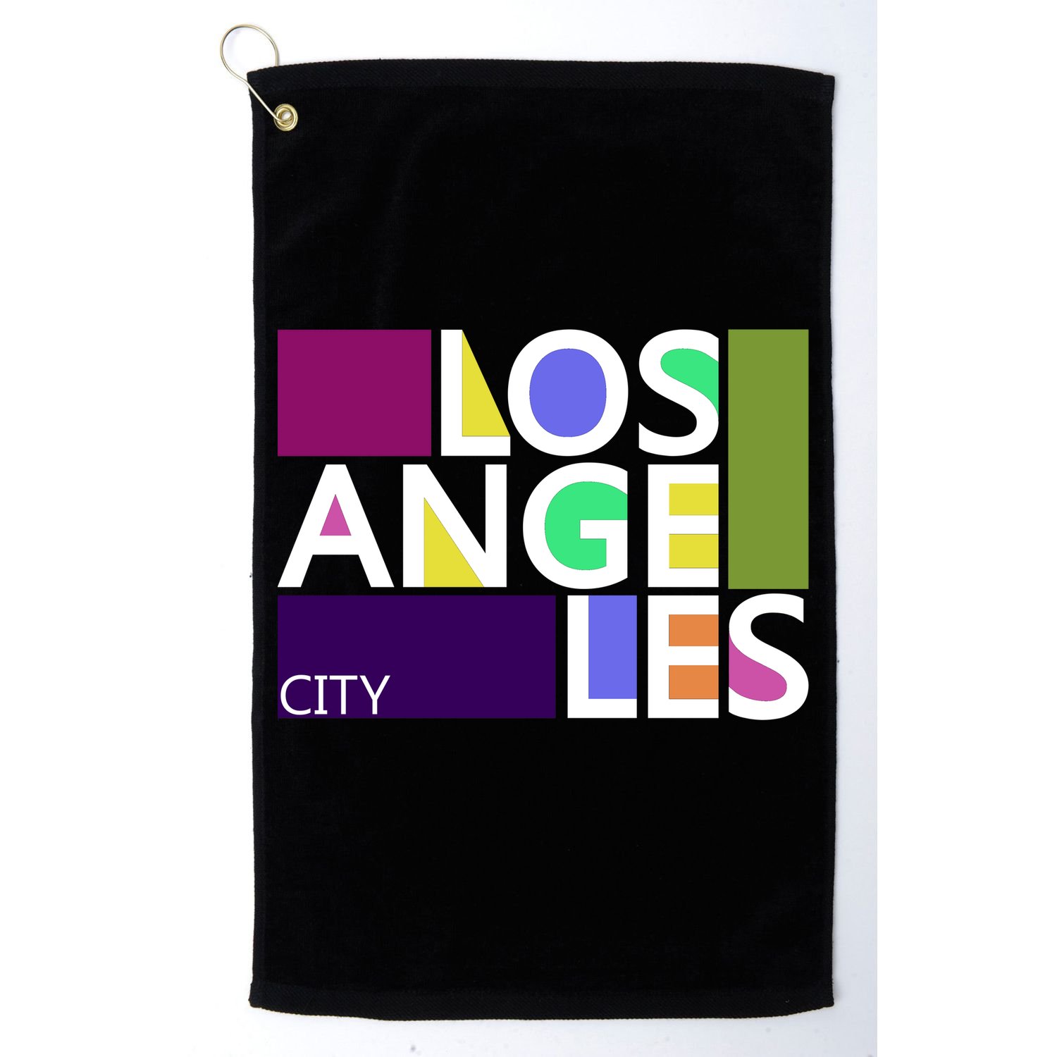 Los Angeles 1980's Logo Golf Towel
