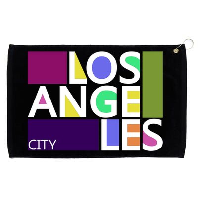 Los Angeles 1980's Logo Grommeted Golf Towel