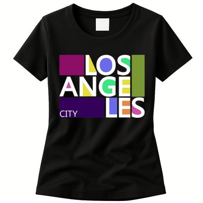 Los Angeles 1980's Logo Womens T-Shirt