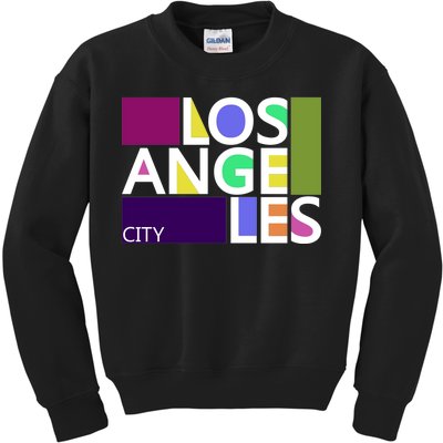 Los Angeles 1980's Logo Kids Sweatshirt