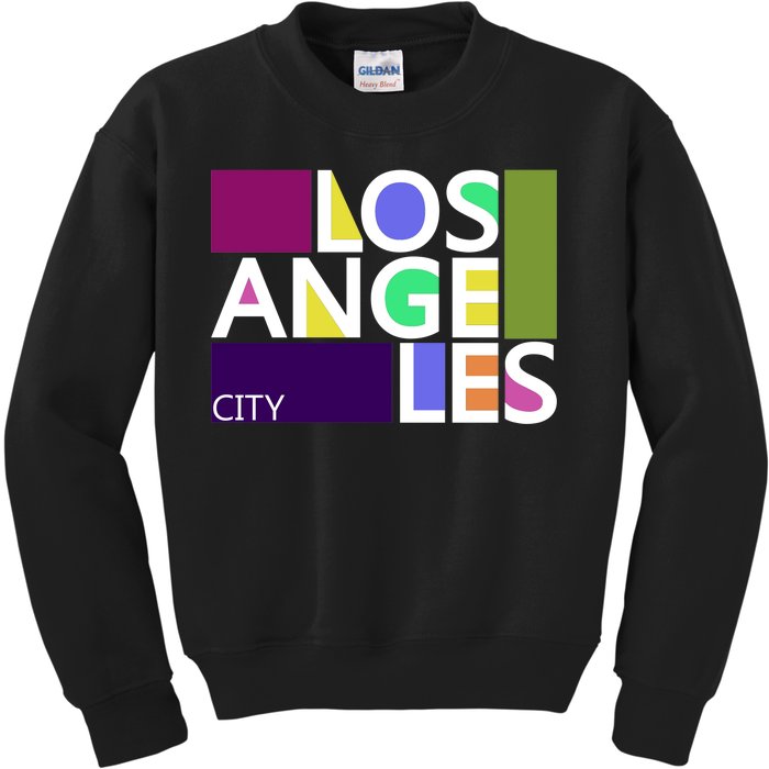 Los Angeles 1980's Logo Kids Sweatshirt