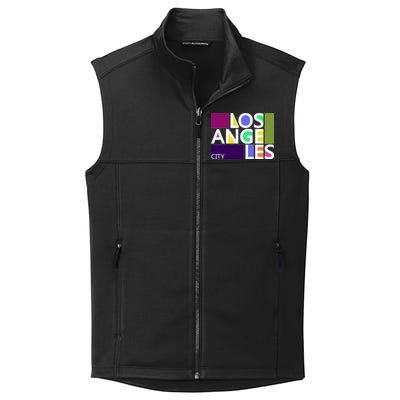 Los Angeles 1980's Logo Collective Smooth Fleece Vest