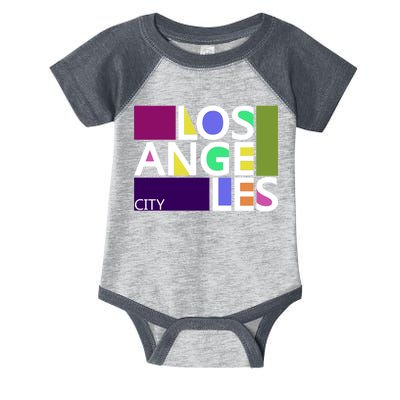 Los Angeles 1980's Logo Infant Baby Jersey Bodysuit