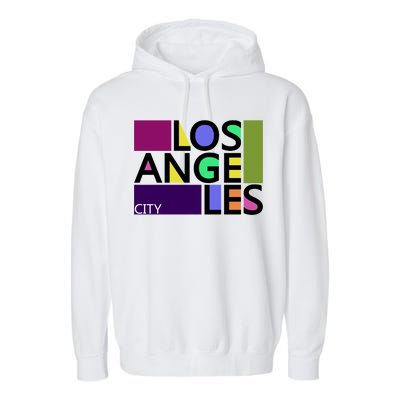 Los Angeles 1980's Logo Garment-Dyed Fleece Hoodie