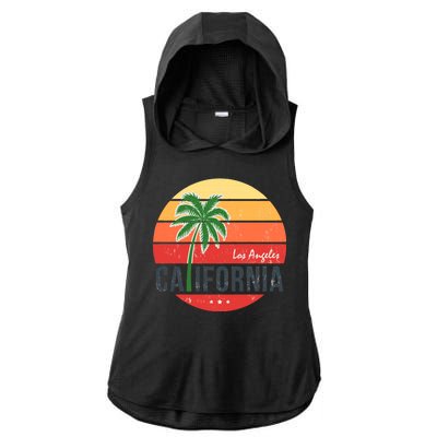 Los Angeles California Ladies PosiCharge Tri-Blend Wicking Draft Hoodie Tank