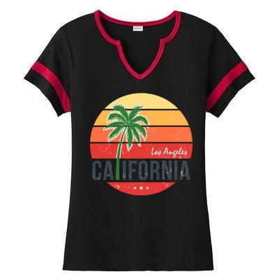 Los Angeles California Ladies Halftime Notch Neck Tee