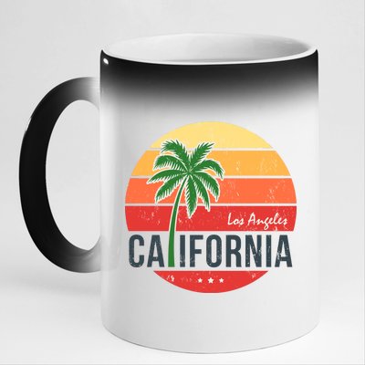 Los Angeles California 11oz Black Color Changing Mug