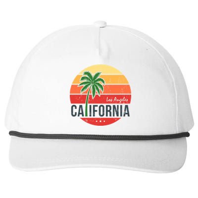 Los Angeles California Snapback Five-Panel Rope Hat