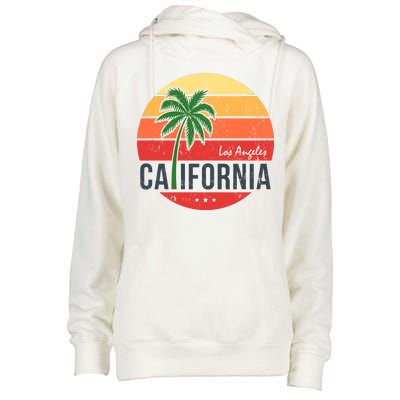 Los Angeles California Womens Funnel Neck Pullover Hood