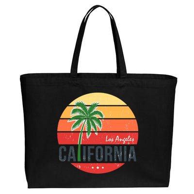 Los Angeles California Cotton Canvas Jumbo Tote