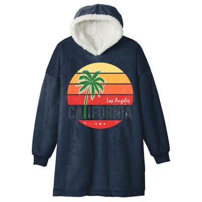 Los Angeles California Hooded Wearable Blanket