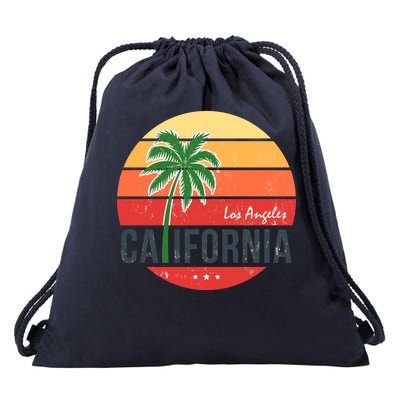 Los Angeles California Drawstring Bag