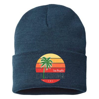 Los Angeles California Sustainable Knit Beanie