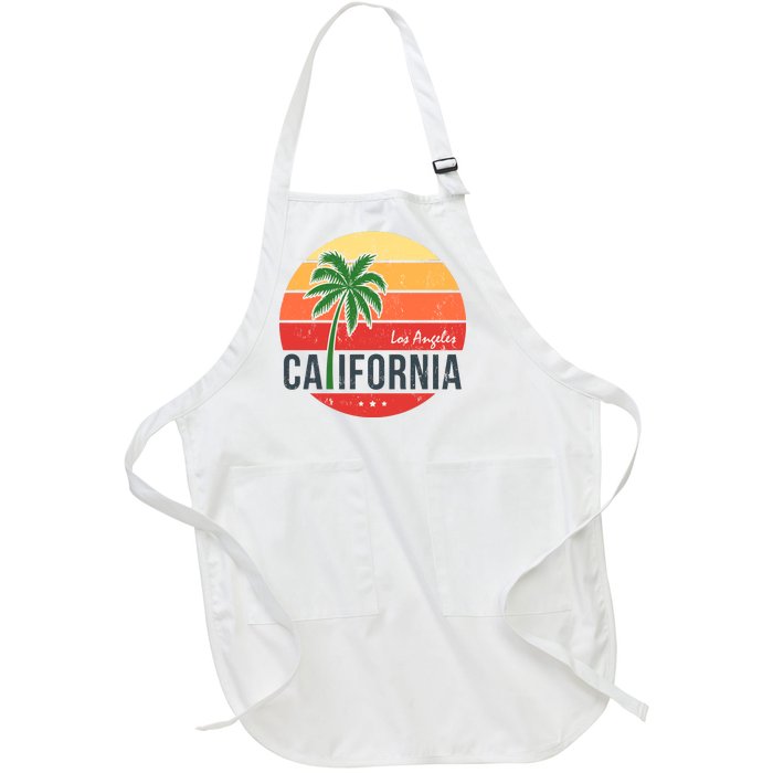 Los Angeles California Full-Length Apron With Pockets