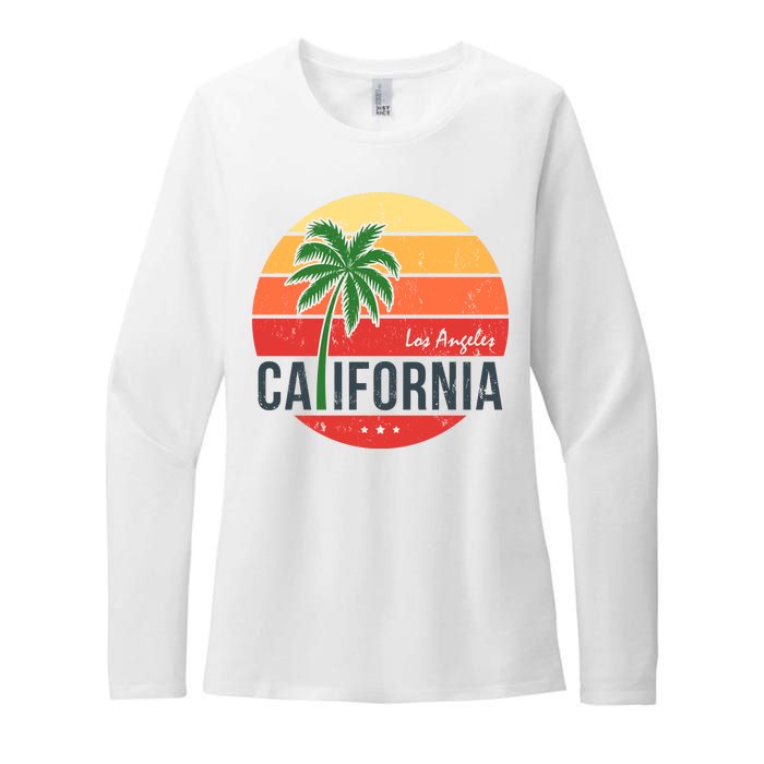 Los Angeles California Womens CVC Long Sleeve Shirt