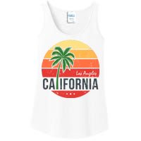 Los Angeles California Ladies Essential Tank