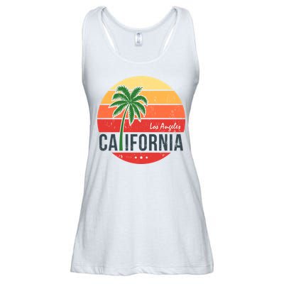 Los Angeles California Ladies Essential Flowy Tank