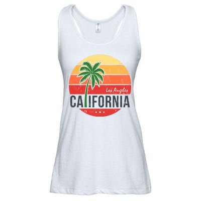 Los Angeles California Ladies Essential Flowy Tank