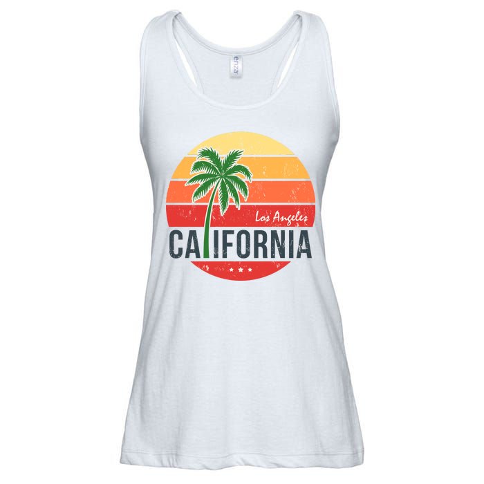 Los Angeles California Ladies Essential Flowy Tank