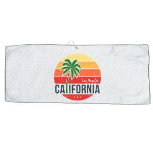 Los Angeles California Large Microfiber Waffle Golf Towel