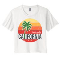 Los Angeles California Women's Crop Top Tee