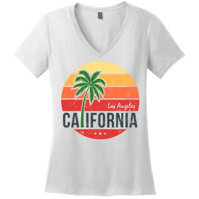 Los Angeles California Women's V-Neck T-Shirt