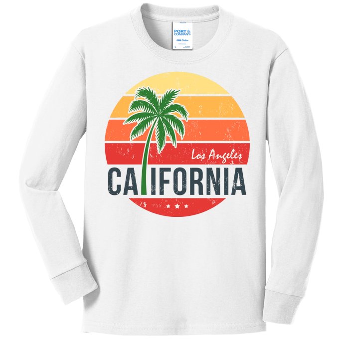 Los Angeles California Kids Long Sleeve Shirt