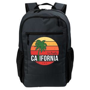 Los Angeles California Retro Circle Daily Commute Backpack