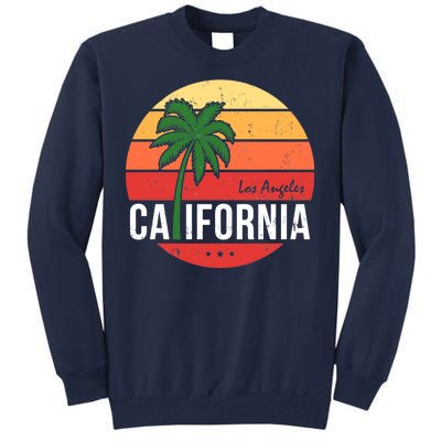 Los Angeles California Retro Circle Tall Sweatshirt