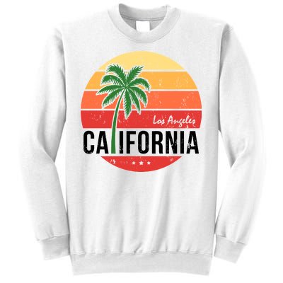 Los Angeles California Retro Circle Sweatshirt