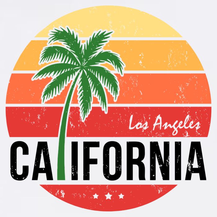 Los Angeles California Retro Circle T-Shirt