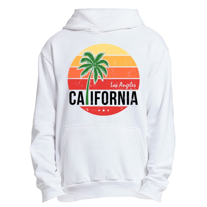 Los Angeles California Retro Circle Urban Pullover Hoodie