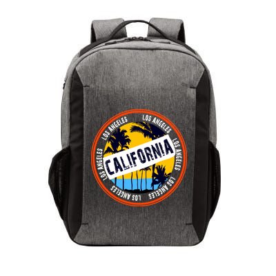 Los Angeles California Retro Circle LA Vector Backpack