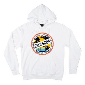 Los Angeles California Retro Circle LA Hoodie