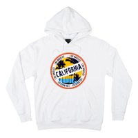 Los Angeles California Retro Circle LA Hoodie